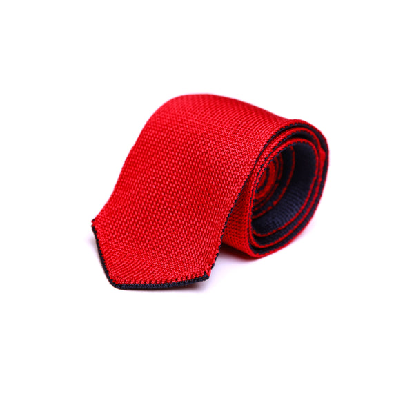 Reversible Silk Knit Tie